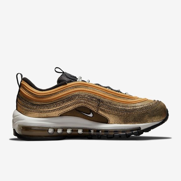 NEW Nike Air Max 97 Women's Twine/White-Metallic Gold DO5881-700 Golden … - Picture 8 of 9